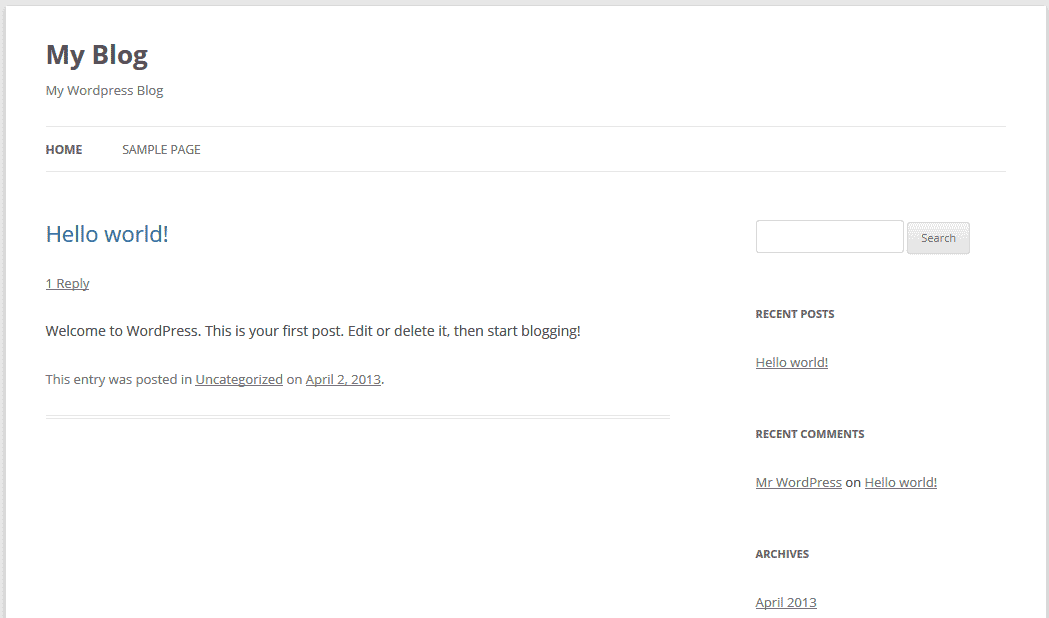 Current Installations Softaculous in cPanel